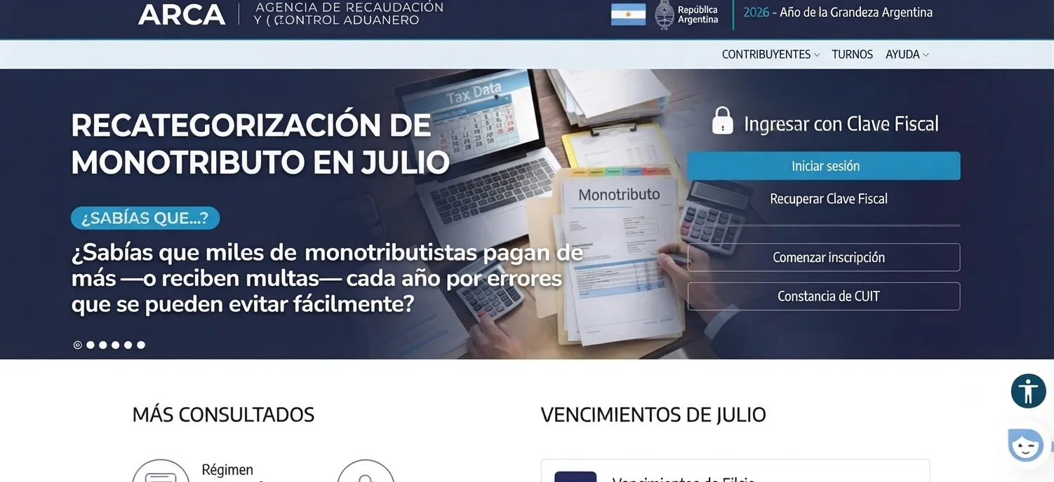 Errores comunes al recategorizarte en el Monotributo que te pueden costar caro.